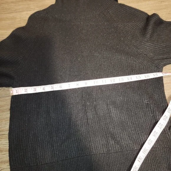 Quince Baby Alpaca-Wool Turtleneck NWT Black XS - Picture 4 of 8